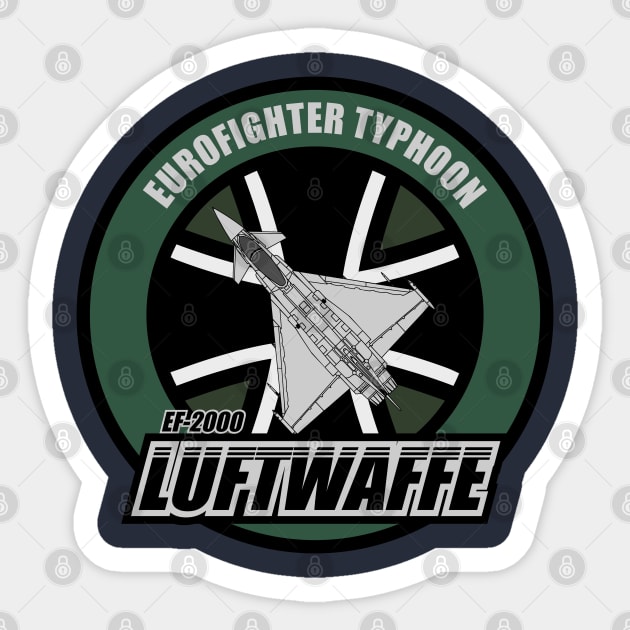 Luftwaffe Eurofighter Typhoon Sticker by TCP